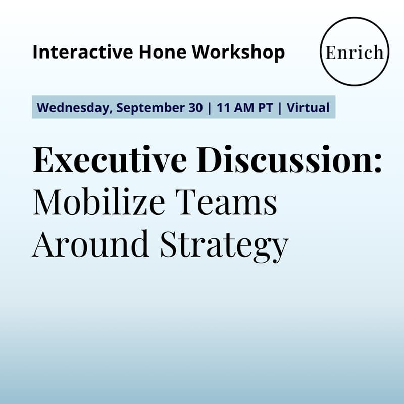 Cover Image for Executive Discussions: Mobilize Teams Around Strategy