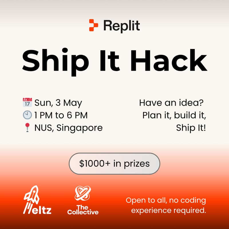 Cover Image for Ship It Hack: powered by Replit.
