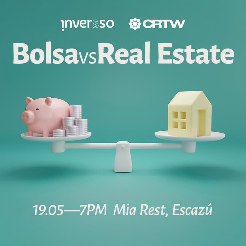 Cover Image for ¿Invierto en la Bolsa o en Real Estate? By Inversso
