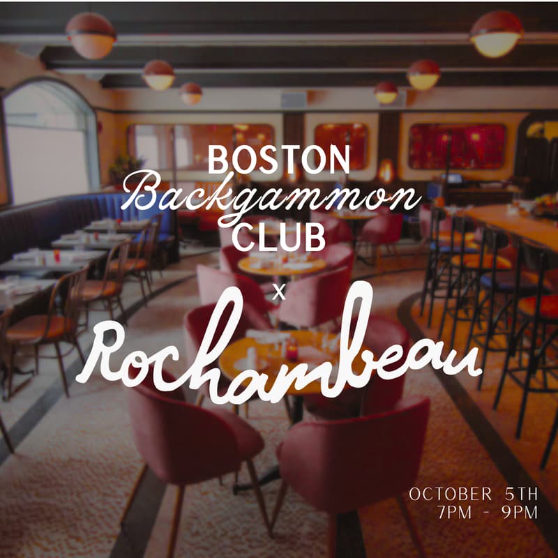 Cover Image for Rochambeau Back Bay Backgammon Night