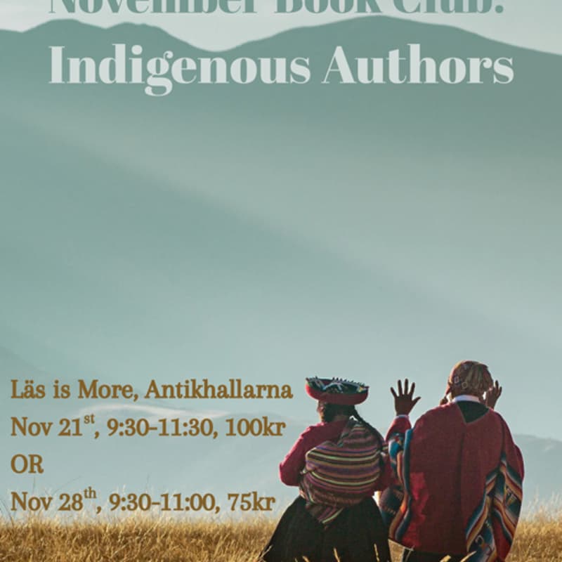 Cover Image for November Book Club: Indigenous Authors (session 2)