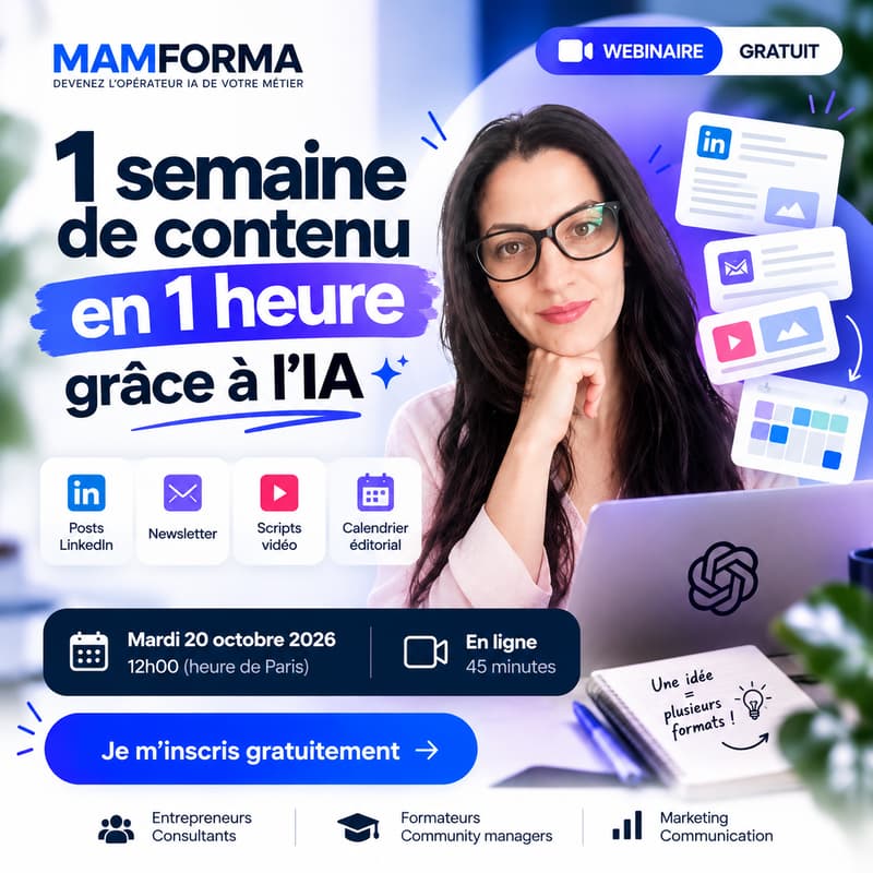 Cover Image for Créez 1 semaine de contenu en 1 heure grâce à l'IA 🚀