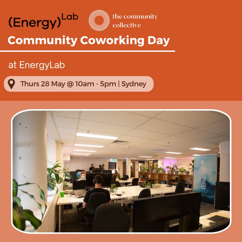 Cover Image for 🏵 Community Coworking Day @ EnergyLab