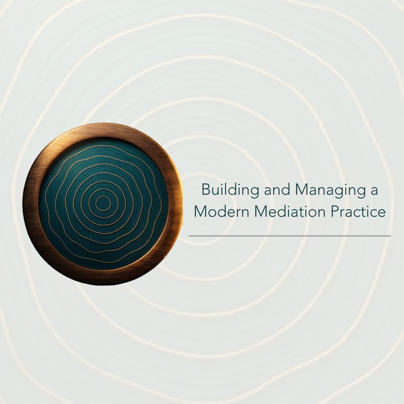 Cover Image for Building and Managing a Modern Mediation Practice