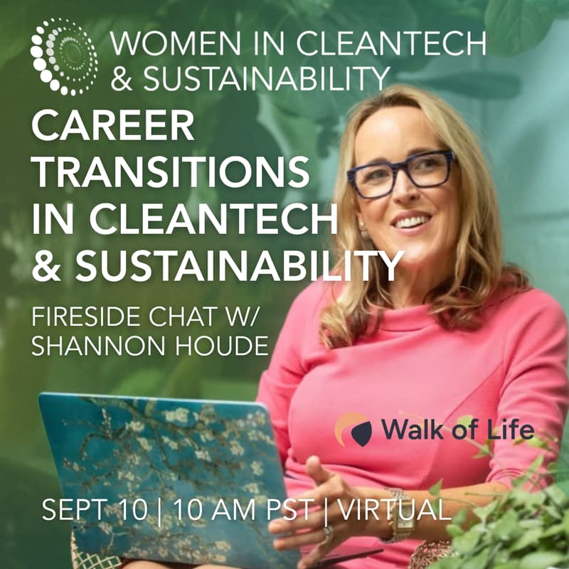 Cover Image for Fireside Chat: Career Transitions in Cleantech & Sustainability