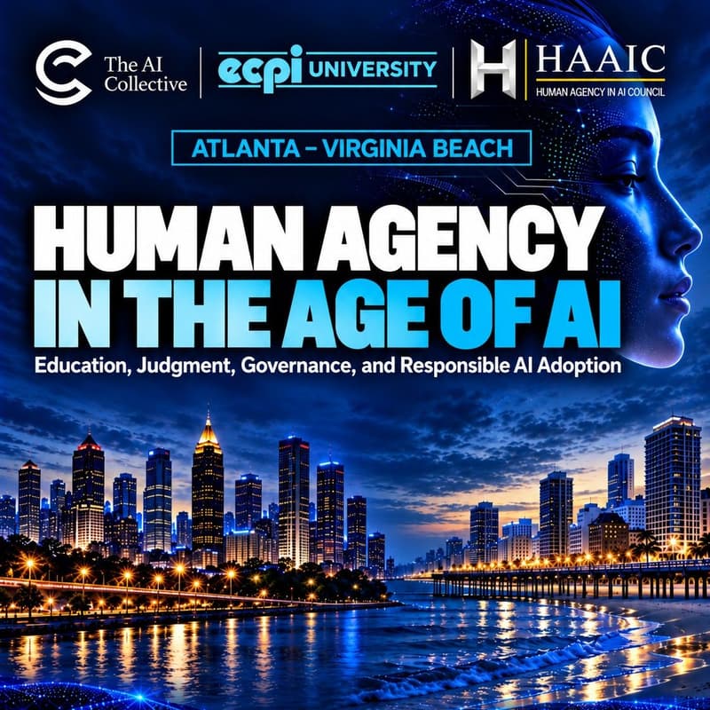Cover Image for HUMAN AGENCY IN THE AGE OF AI (In Person - Atlanta)