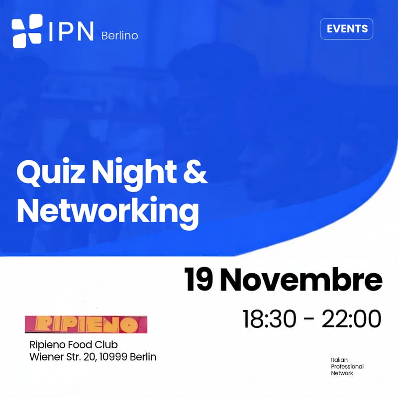 Cover Image for IPN Berlino | Quiz Night & Networking