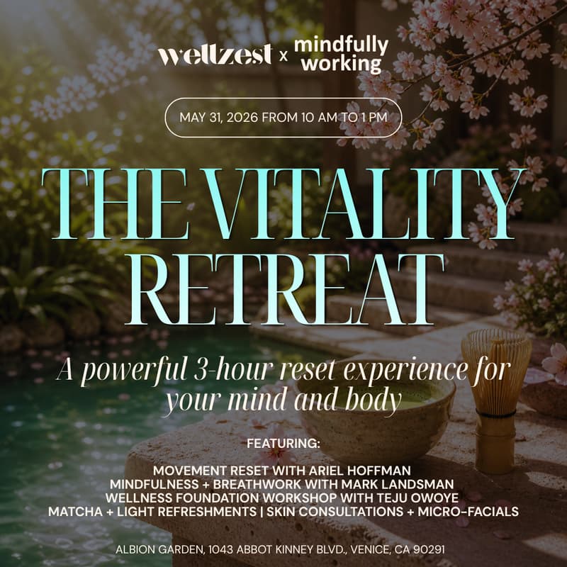Cover Image for The Vitality Retreat -- A Reset For Your Mind, Body, & Spirit