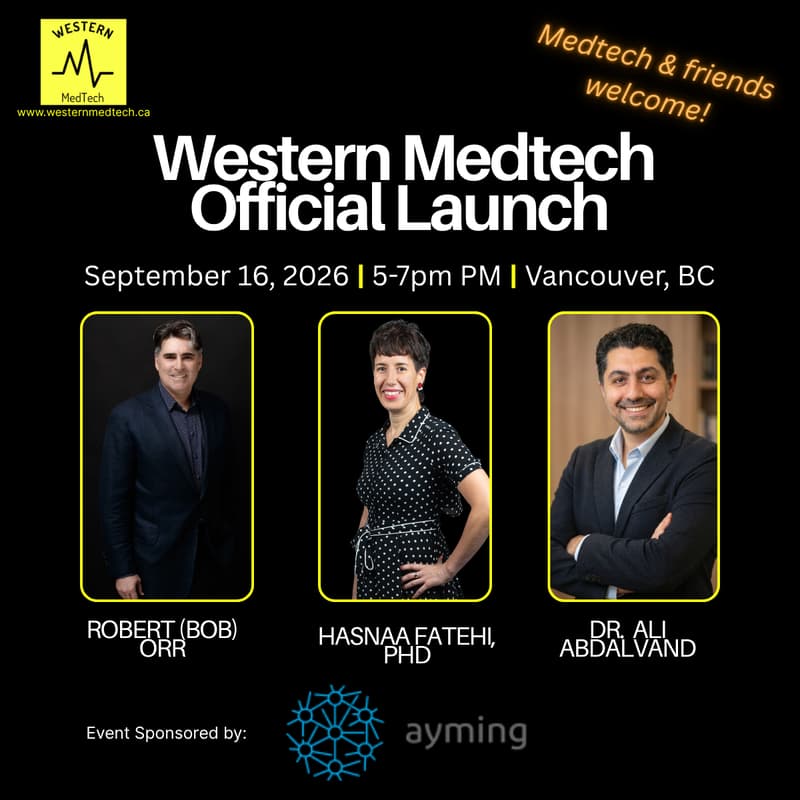 Cover Image for You are invited: Western Medtech Official Launch