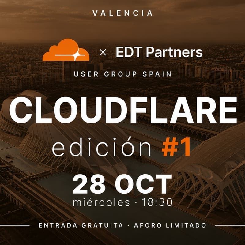 Cover Image for Cloudflare User Group Spain VLC x Javier Turegano & EDT Partners