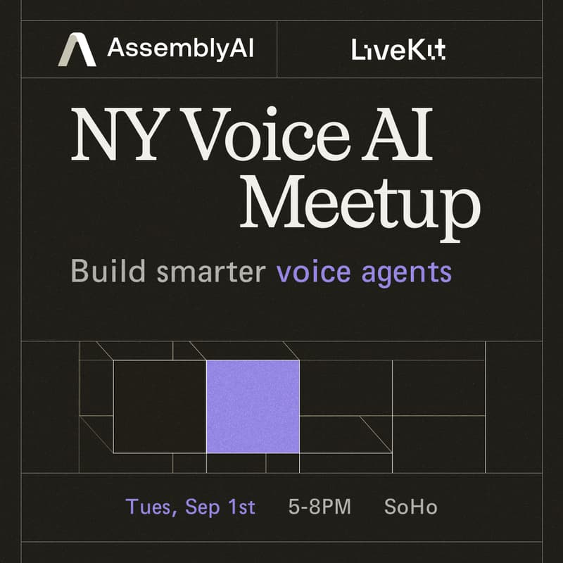 Cover Image for NYC Voice AI Meetup: Build Smarter Voice Agents