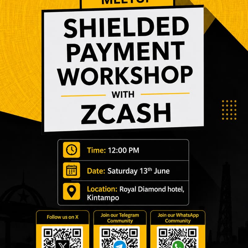 Cover Image for Shielded Payment Workshop with Zcash