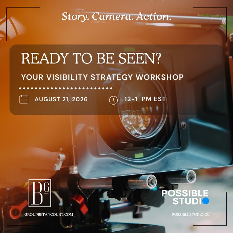 Cover Image for READY TO BE SEEN: Your Visibility Strategy Workshop