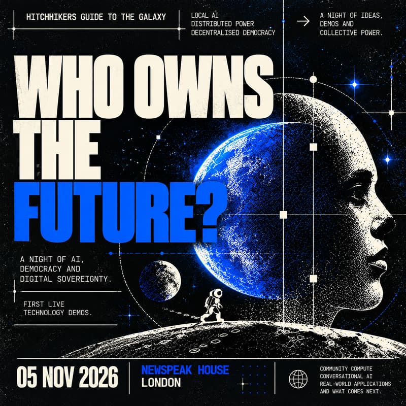 Cover Image for Hitchhiker's Guide to the Galaxy Presents: Who Owns the Future?