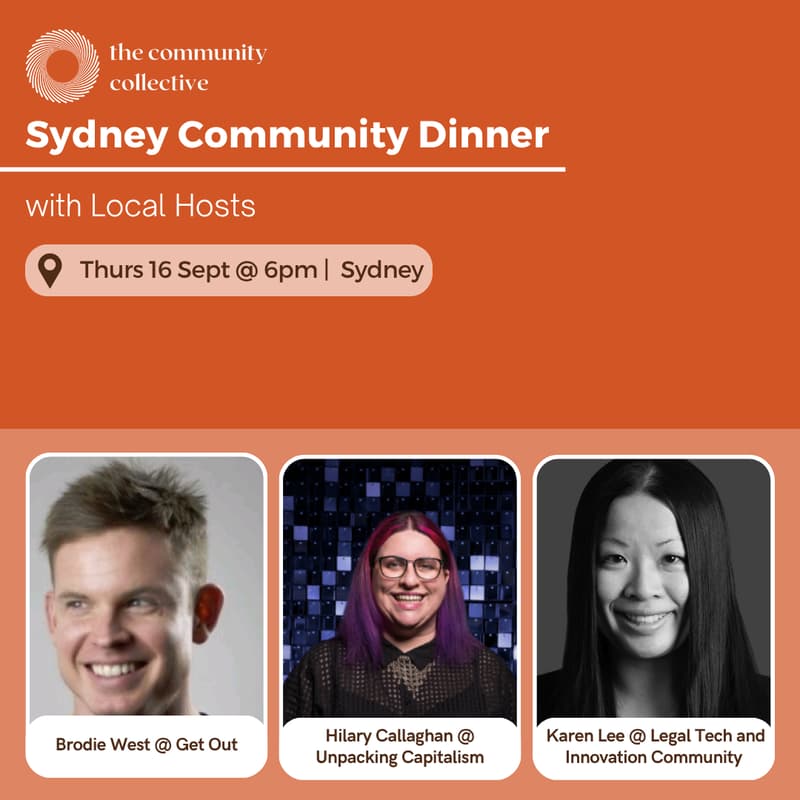 Cover Image for π΅ Sydney Community Dinner