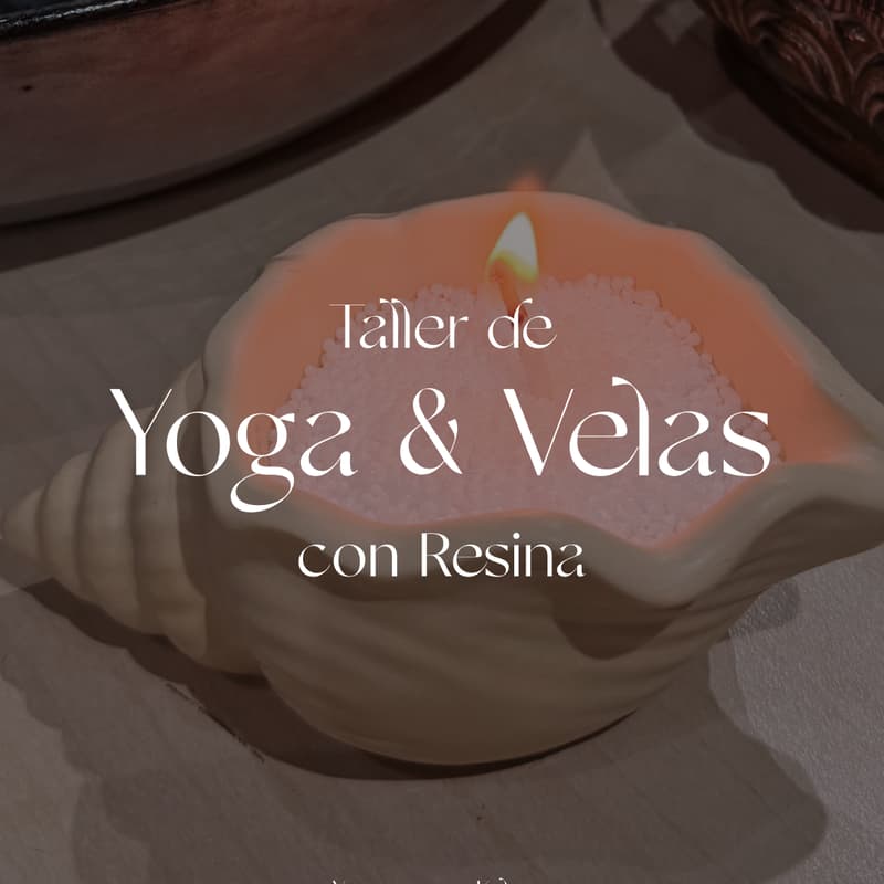 Cover Image for Taller de Yoga & Velas de Resina | Temática mar y verano