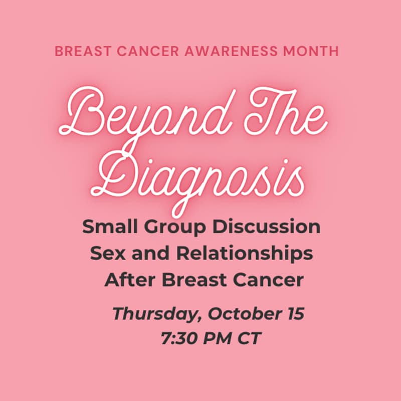 Cover Image for Beyond the Diagnosis: Sex and Relationships After - Small Group Session