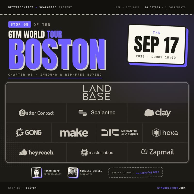 Cover Image for GTM World Tour · Boston