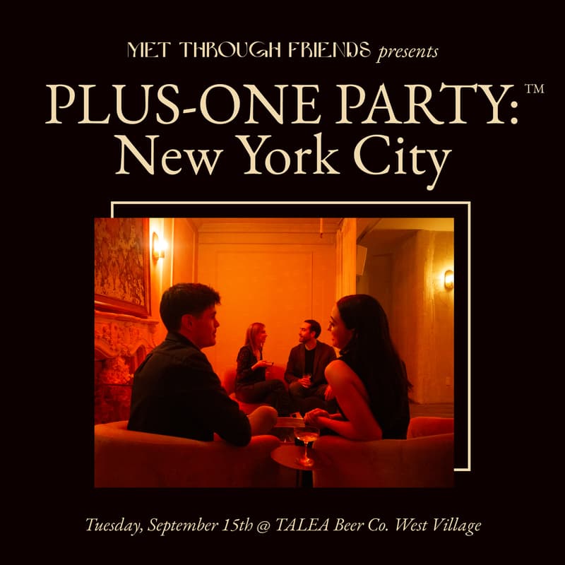 Cover Image for Plus-One Party™: NYC [admits 2]