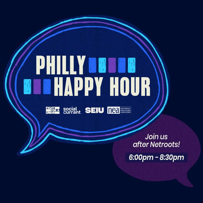 Cover Image for Philly Happy Hour: Creators Supporting Workers' Rights