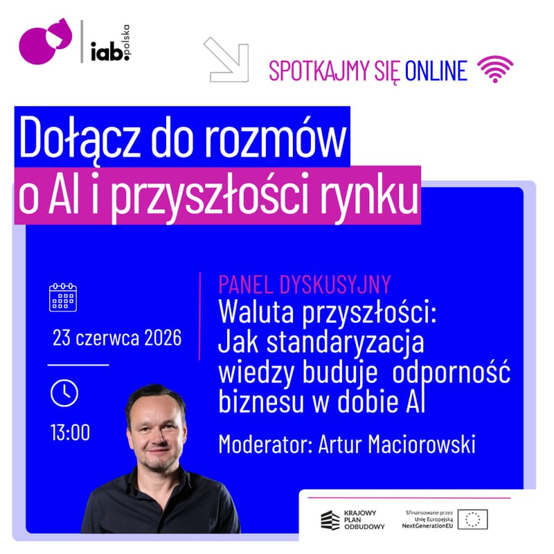 Cover Image for PODYSKUTUJMY! Waluta przyszłości: Jak standaryzacja wiedzy buduje odporność biznesu w dobie AI