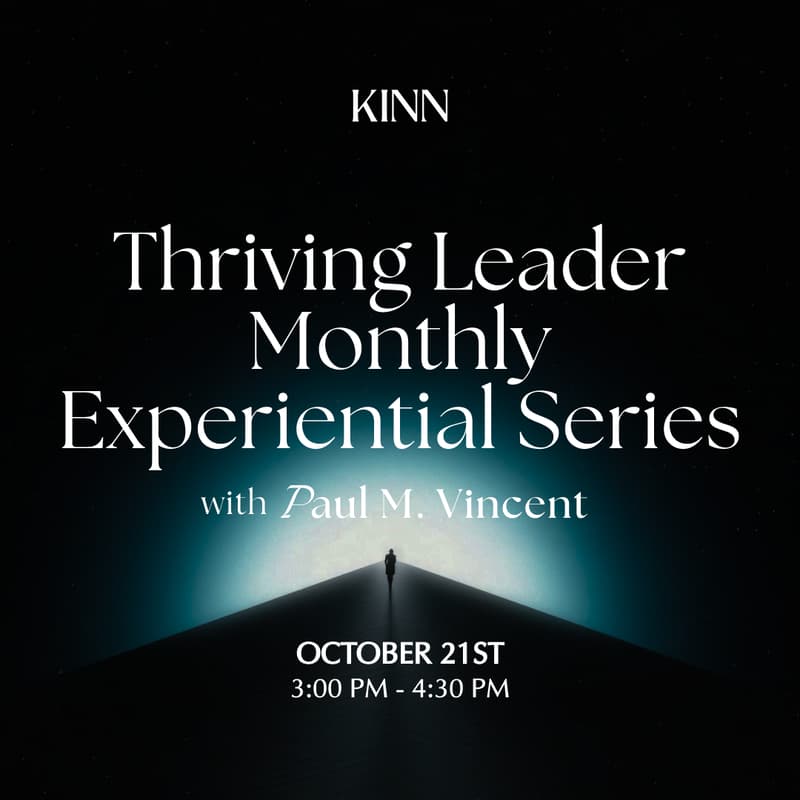 Cover Image for Thriving Leader Monthly Workshop with Paul M. Vincent