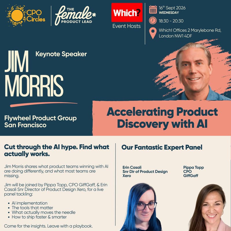 Cover Image for Accelerating Product Discovery with AI - Jim Morris, Pippa Topp & Erin Casali