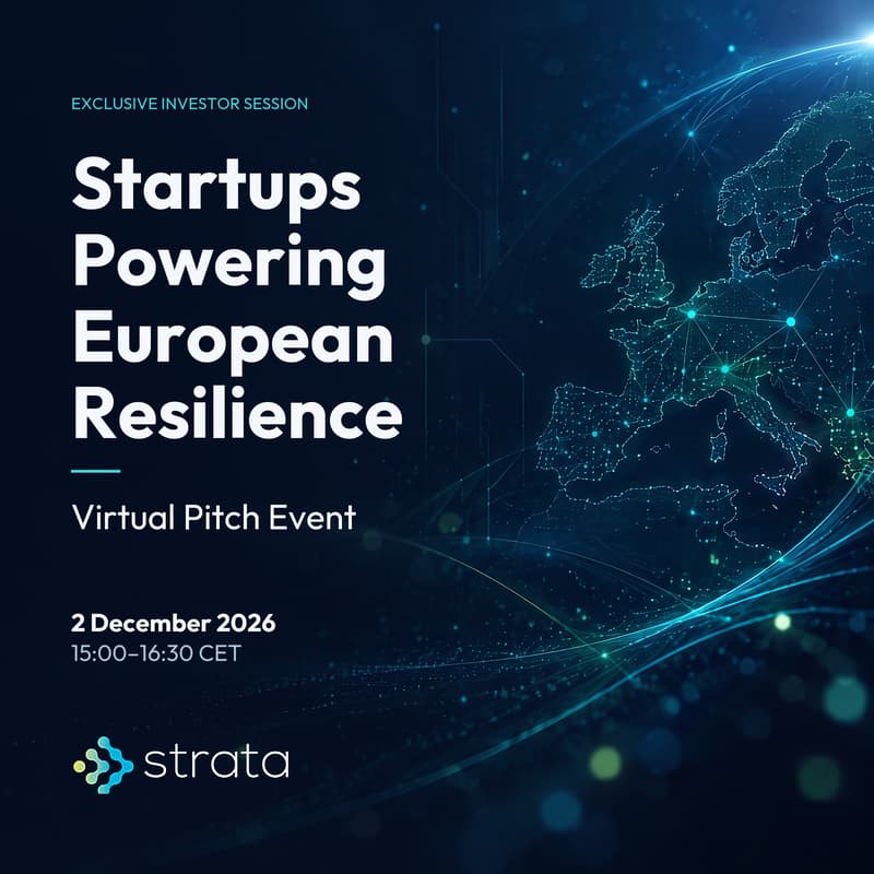 Cover Image for Startups Powering European Resilience – Virtual Pitch Event