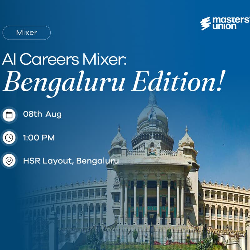 Cover Image for AI Careers Mixer: Bangalore Edition