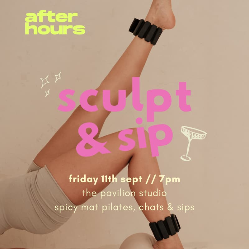 Cover Image for after hours sculpt & sip