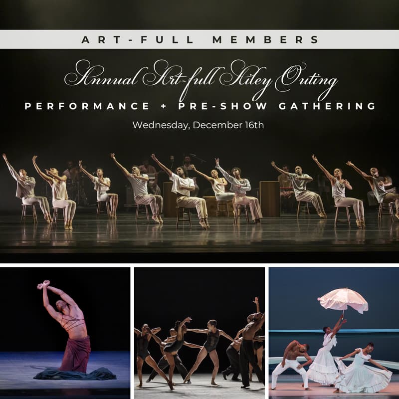 Cover Image for Annual Art-full Alvin Ailey Outing + Holiday Drinks (members only)