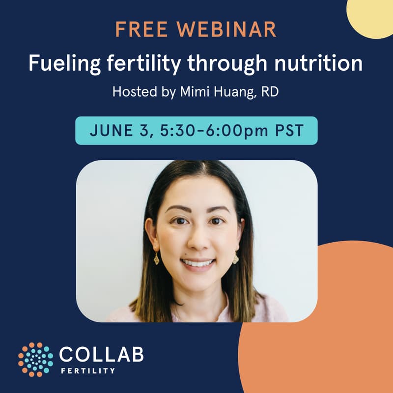 Cover Image for Free webinar: Fueling fertility through nutrition