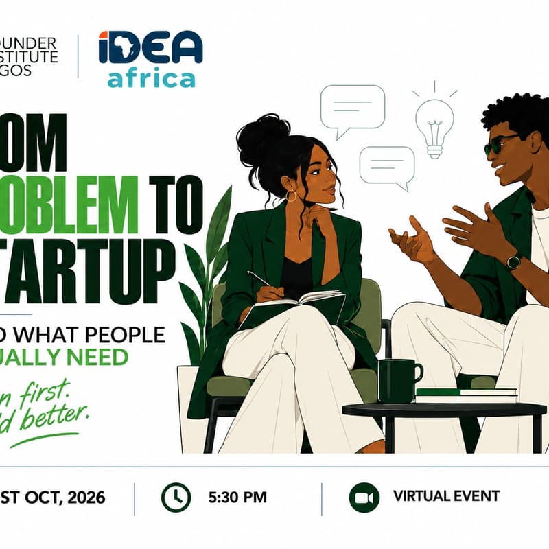 Cover Image for From Problem to Startup: Building What the Market Actually Needs