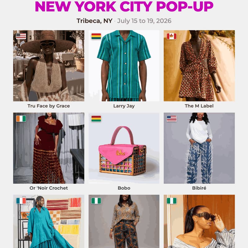 Cover Image for ANKA NYC Pop-Up: Black-Owned Brands From Around the World