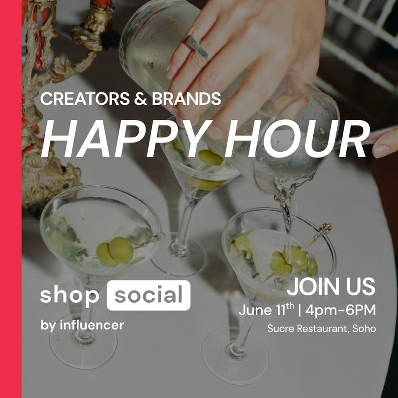 Cover Image for Creators & Brands Happy Hour: Celebrate with Us!