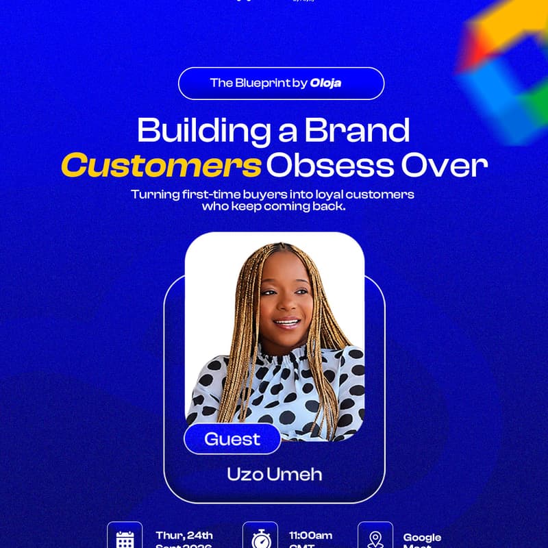 Cover Image for The Blueprint by Oloja: Building A Brand Customers Obsess Over