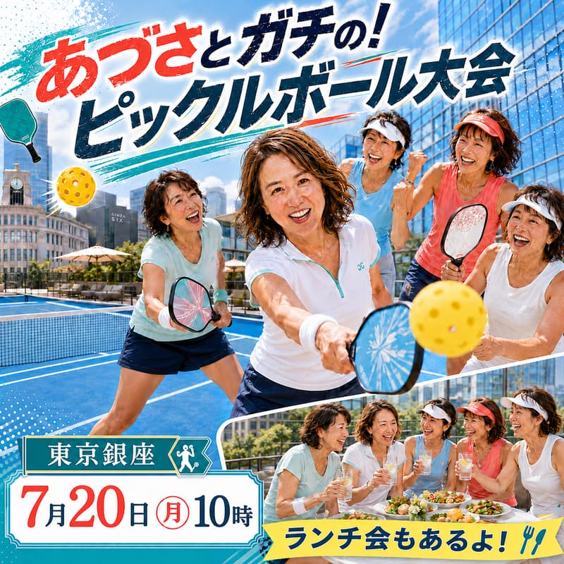 Cover Image for あづさとガチのピックルボール大会!