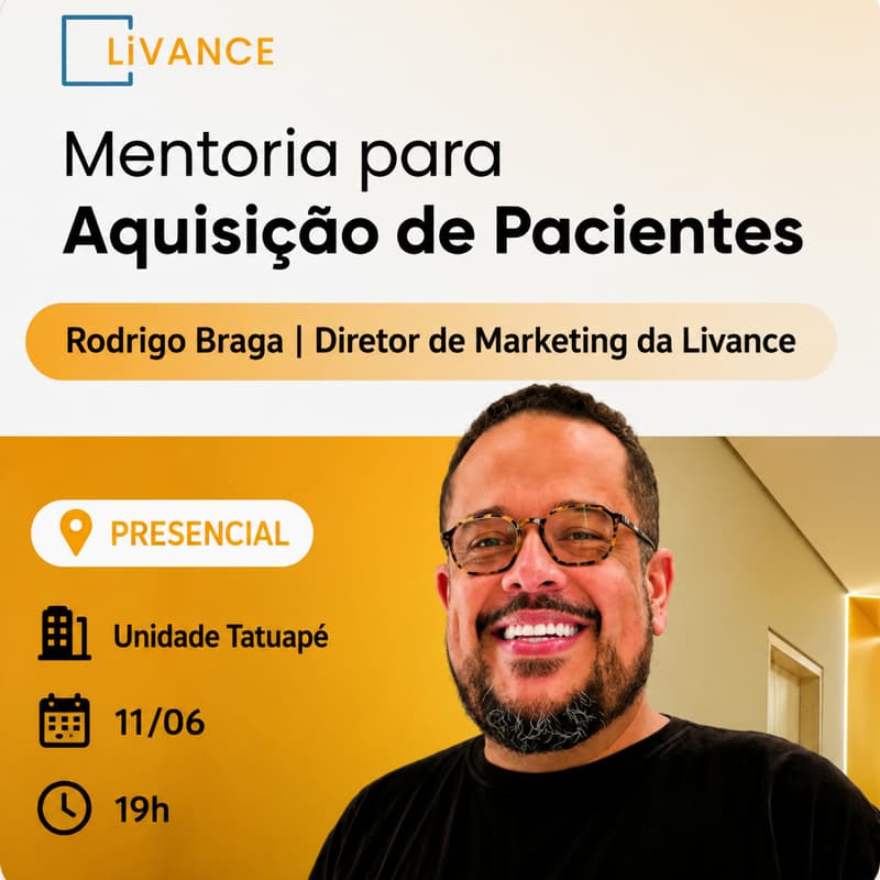 Cover Image for Mentoria para Aquisição de Pacientes [Tatuapé]