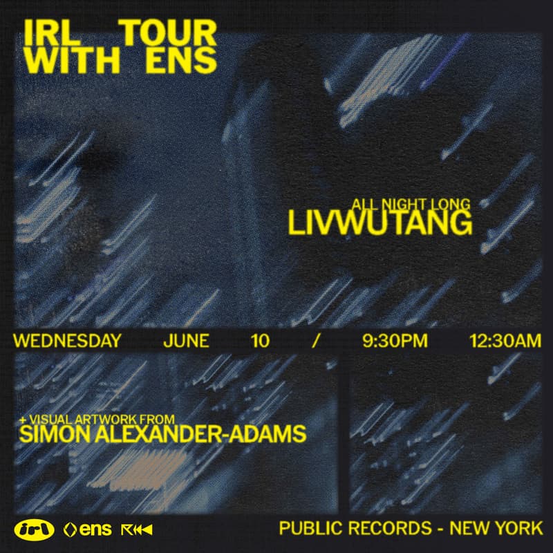 Cover Image for IRL Tour with ENS: livwutang All Night Long