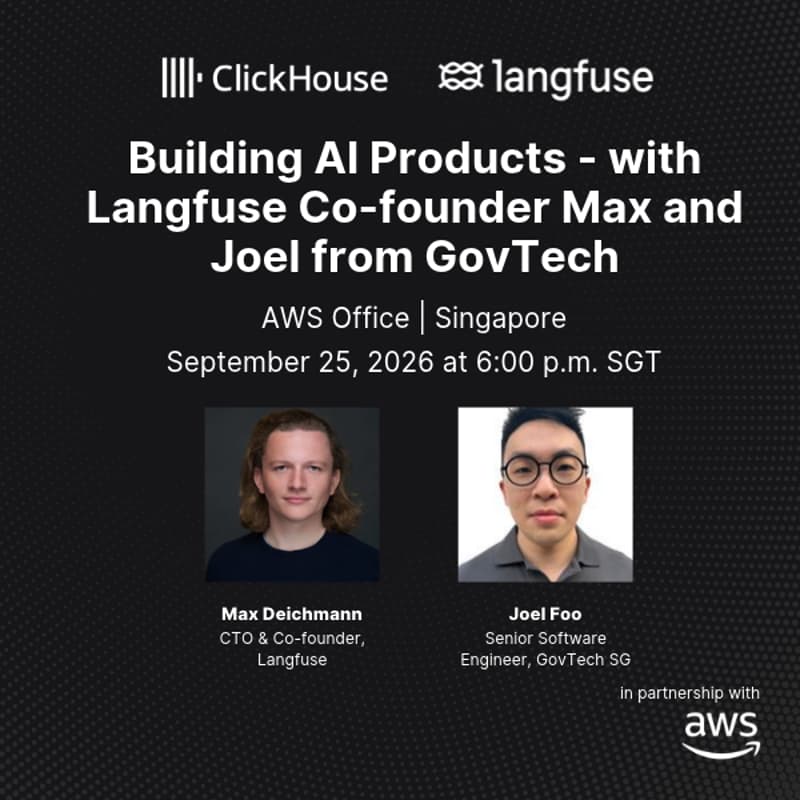 Cover Image for Building AI Products - with Langfuse Co-founder Max and Joel from GovTech