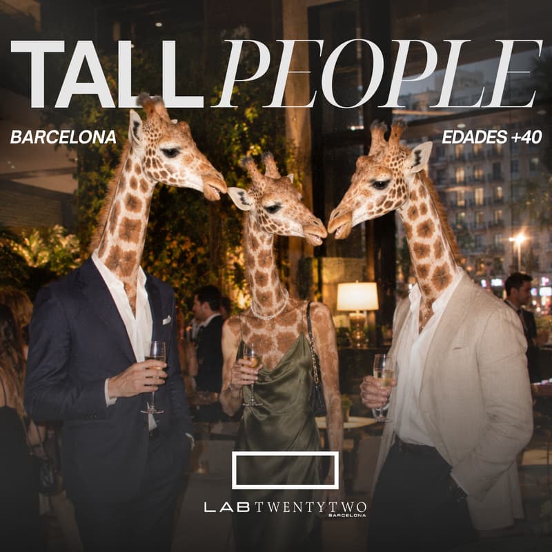 Cover Image for Tall People Tardeo 40+ │ Ed. 2 🦒