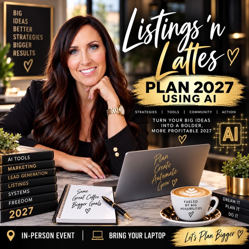 Cover Image for In-Person Event - Listings 'n Lattes - Plan 2027 Using AI
