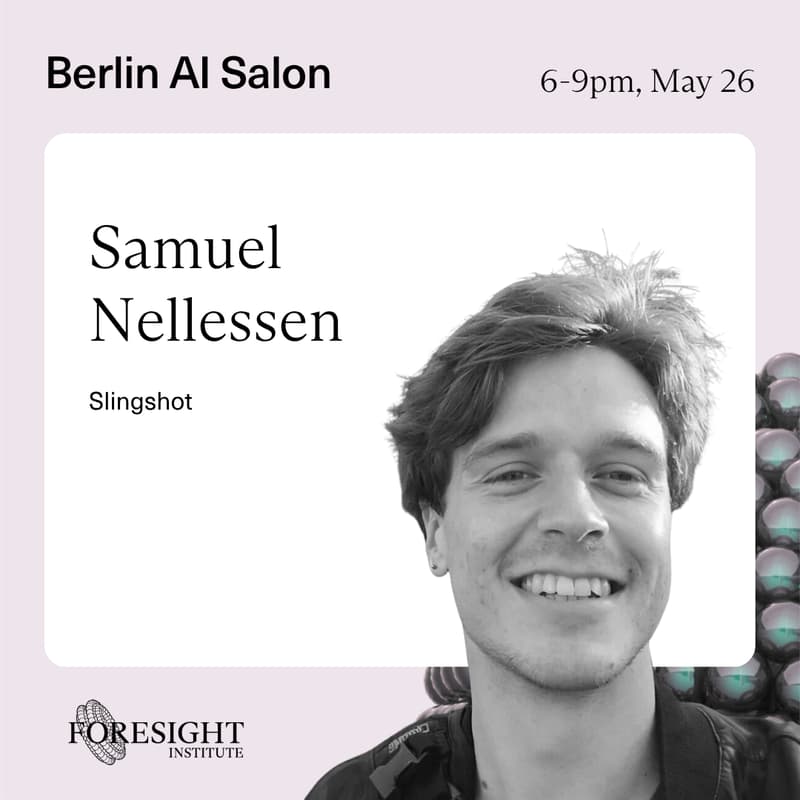 Cover Image for Foresight's AI Salon: Samuel Nellessen | Slingshot: Automating Agent-to-Agent Jailbreaks with RL
