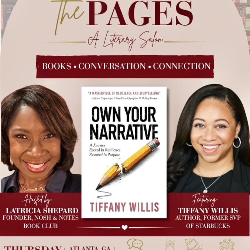 Cover Image for Nosh & Notes Beyond the Pages Literary Salon - Atlanta Event