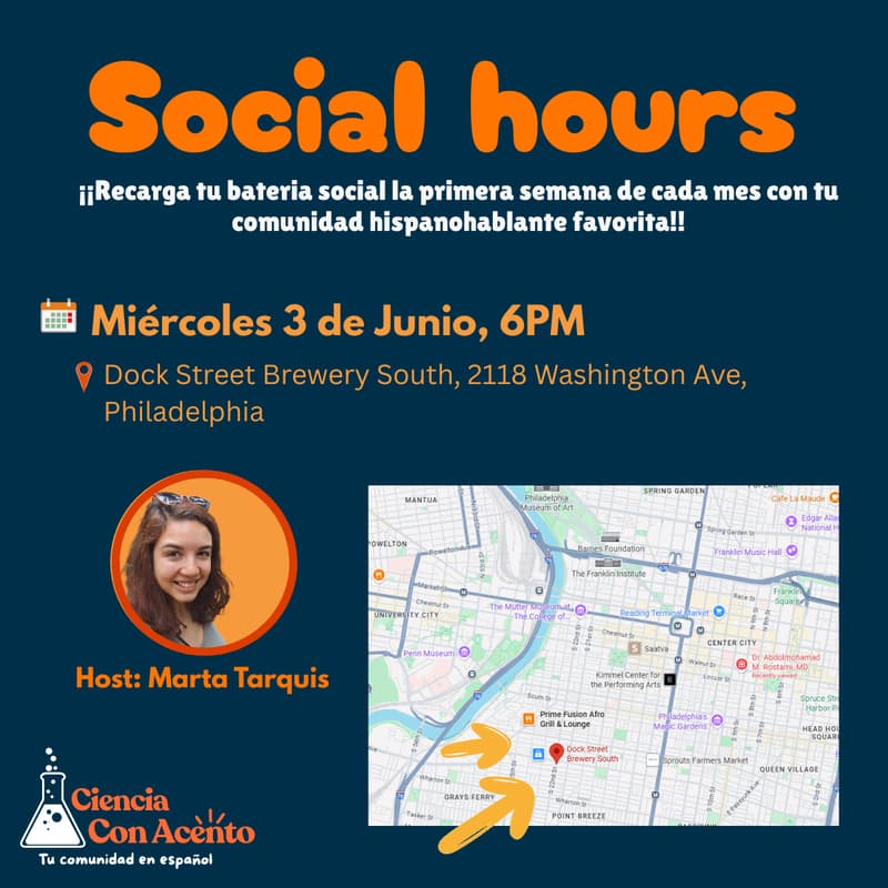 Cover Image for Ciencia con Acento - Social Hour June