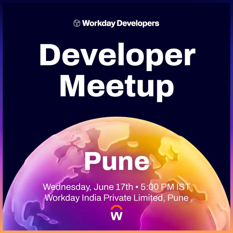 Cover Image for Workday Developer Meetup Pune