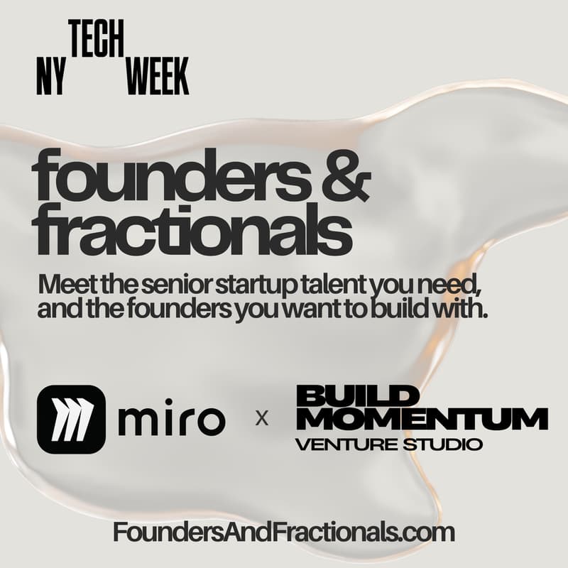 Cover Image for Founders & Fractionals: Top startup, meet the best talent - #NYTechWeek