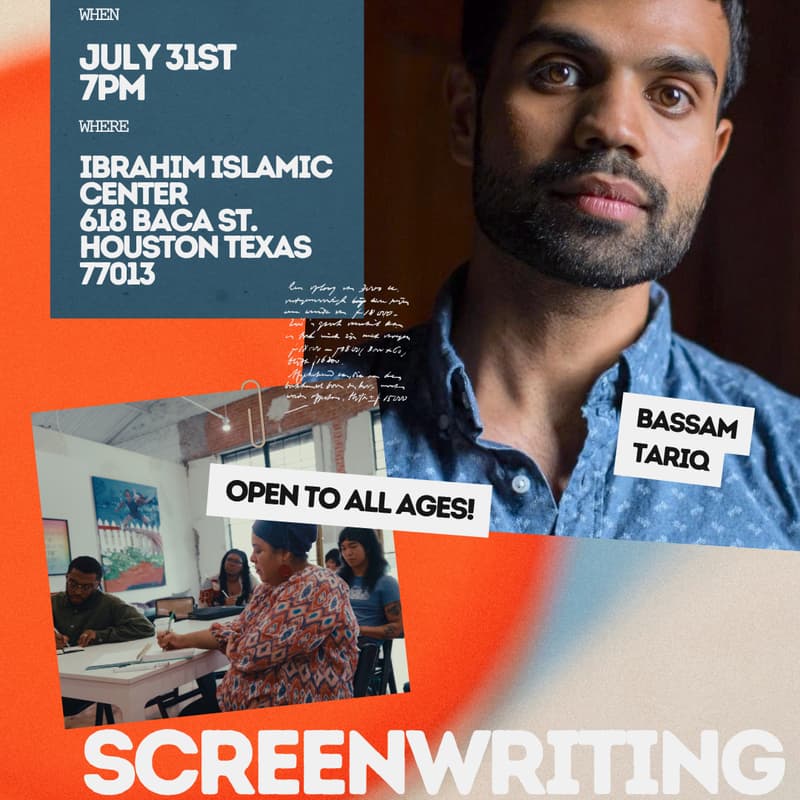 Cover Image for Harbor Screenwriting Workshop | Bassam Tariq