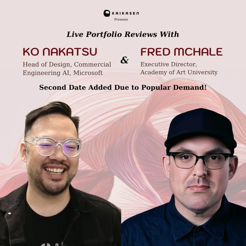 Cover Image for Live Portfolio Reviews: AI vs. Ko and Fred (Second Date Added)