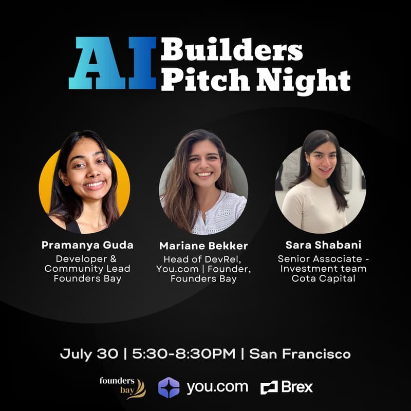 Cover Image for AI Builders Pitch Night @ Brex